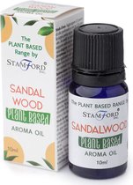 Plantaardige Aroma Geurolie - Sandelhout - 10ml - Geurolie Voor Aromadiffuser - Huisparfum