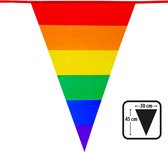 Boland - PE reuzenvlaggenlijn Regenboog Multi - Regenboog - Regenboog