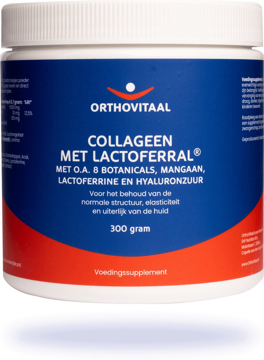 Goedkoopste OrthoVitaal Collageen met lactoferral 300 Gram