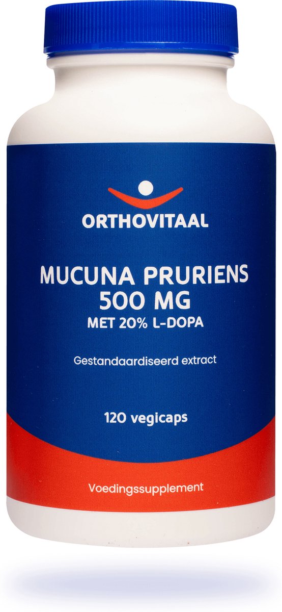 Goedkoopste Orthovitaal - Mucuna Pruriens 500 mg - 120 capsules - Vitaminen - vegan - voedingssupplement