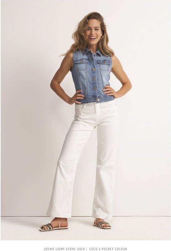 Red Button Twee Red Button Colette 5-pocket colour - Off White White | bol