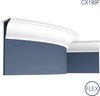Kroonlijst Orac Decor CX199F AXXENT Sierlijst flexibel Lijstwerk tijdeloos klassieke stijl wit 2 m