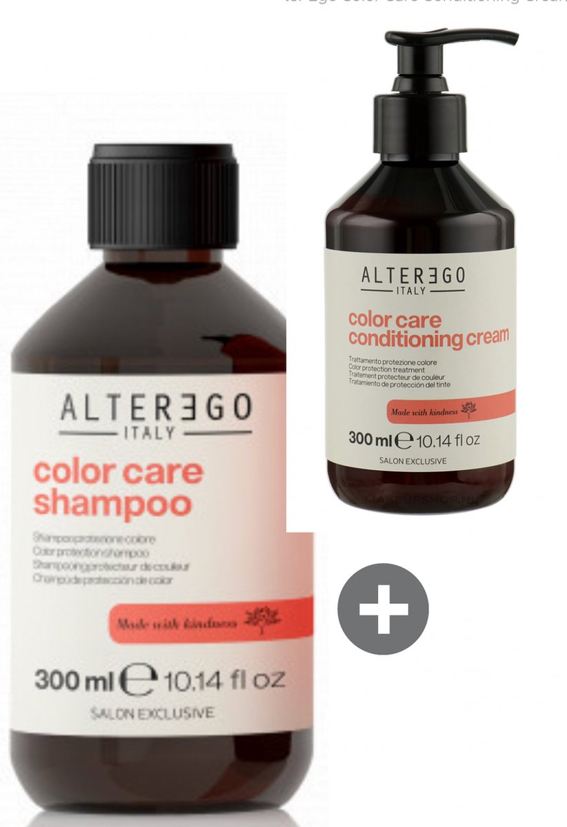 Alter Ego Color Care shampoo en conditioner - duo 300 ml - Set Color care - Kleur behoudende shampoo en conditioner