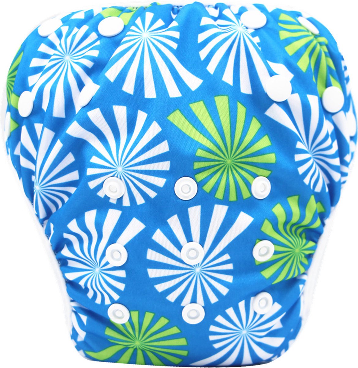 Bol.com RAMBUX® - Zwemluier - Schelpen - Wasbaar & Verstelbaar - Zwembroek voor Zwembad - Zwemshort Baby & Peuter - 3-15 KG - 0-... aanbieding