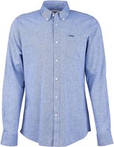 Barbour Overhemd Lichtblauw - Heren Nelson Tailored Shirt MSH5090BL33