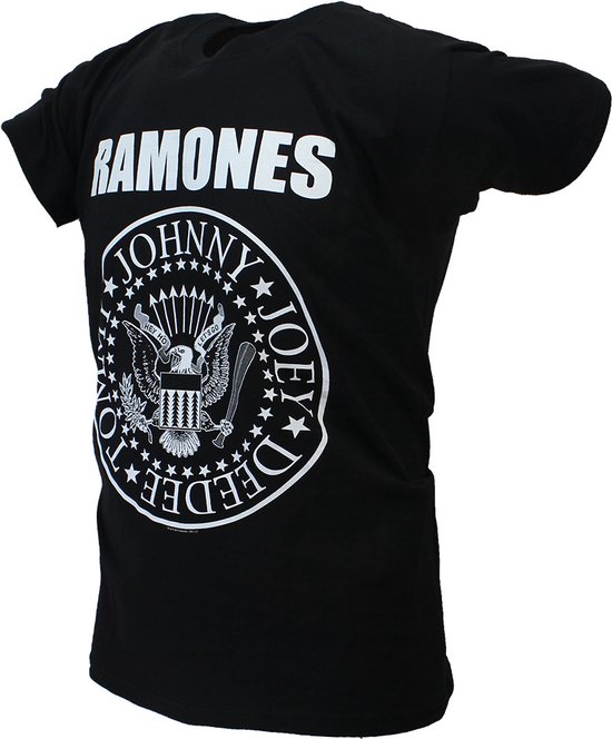 T-shirt The Ramones Presidential Seal Zwart - Merchandise Officielle