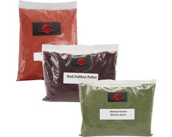 3x 1kg Method Feeder Grondvoer 'Assorti' - 3kg - Karper/Witvis lokvoer - Feeder Vissen - Method voer & Pellets