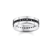 Thomas Sabo Dames Dames ring 925 sterling zilver sterling zilver zirconia 64 Zilver 32023657