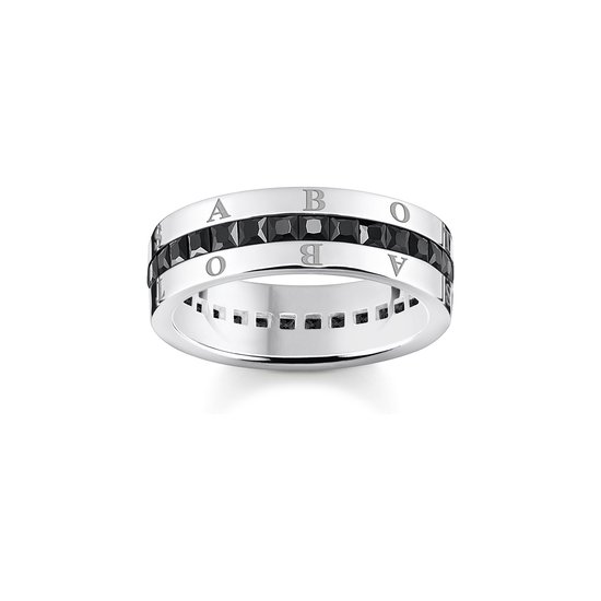 Thomas Sabo Dames Dames ring 925 sterling zilver sterling zilver zirconia 64 Zilver 32023657
