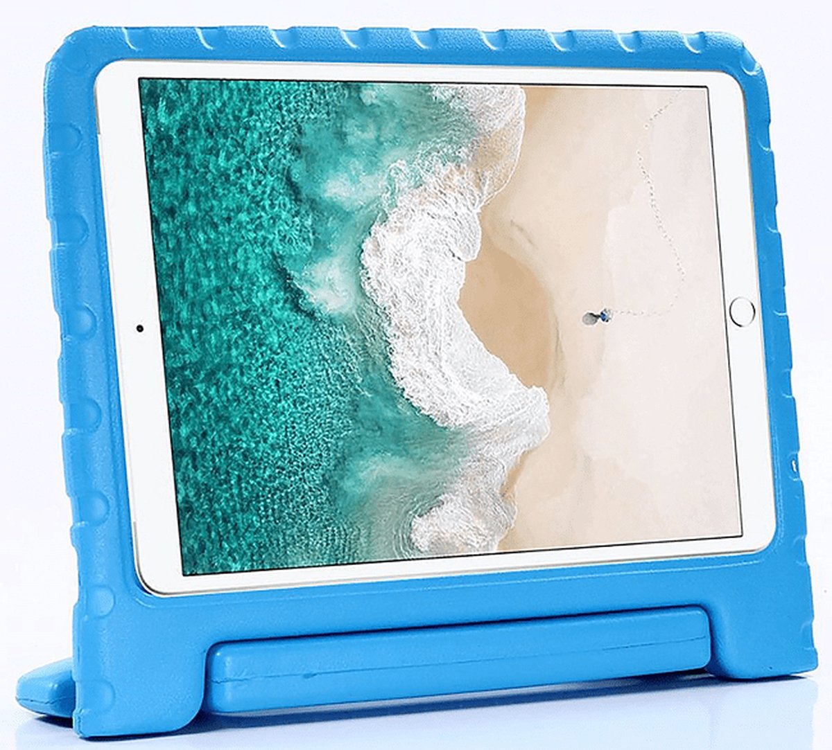 Rixus - Ipad Hoes Kinderen - Ipad Case Kids - Ipad Mini 6 - 8,3 Inch - Antislip - Staand Stabiel - Lichtgewicht - Bescherming Ipad - Met Handvaten - Blauw