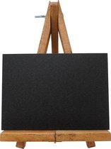 Europel - Mini tableau noir avec chevalet - Modèle de table - A5 - Bois