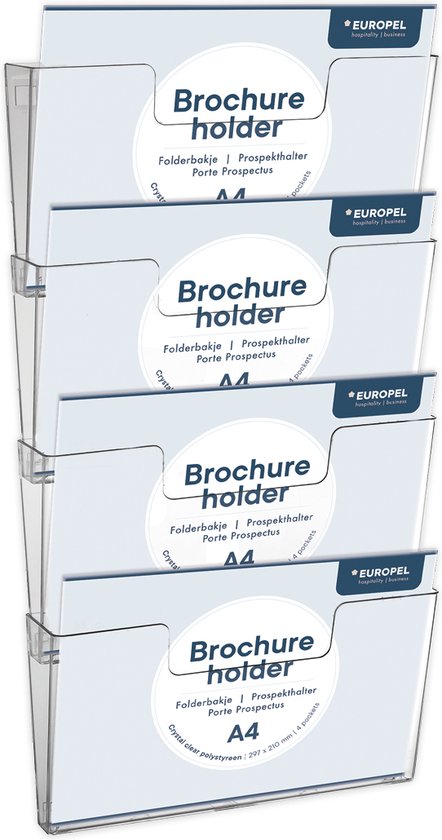 Foto: Paperflow quickfit folderwandhouder din 1 3 a4 b 168 x d 95 x h 650 mm polystyreen diverse kleuren