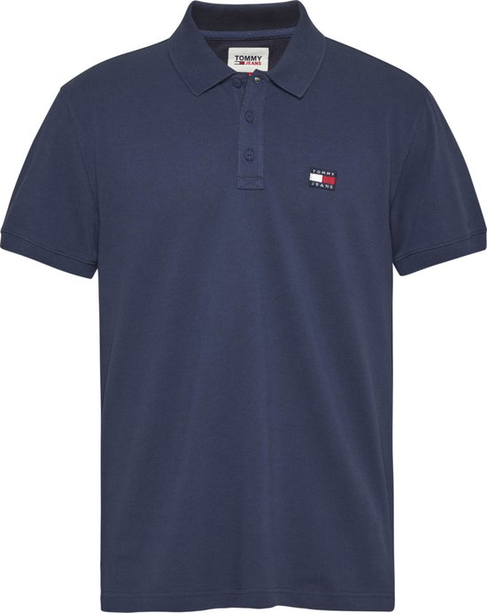 Tommy Jeans Tjm Clsc Xs Badge Polo Polos & T-shirts Homme - Polo - Bleu foncé - Taille M