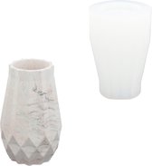 Moule Siliconen - Jesmonite - 10,5cm x 7cm - Vase fleuri
