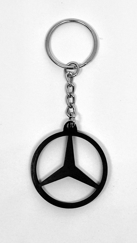 porte-clés mercedes - Métal - Logo Mercedes - Porte-clés Mercedes - voiture  - noir | bol