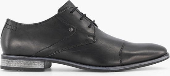 bugatti Chaussure à lacets en cuir noir - Taille 43