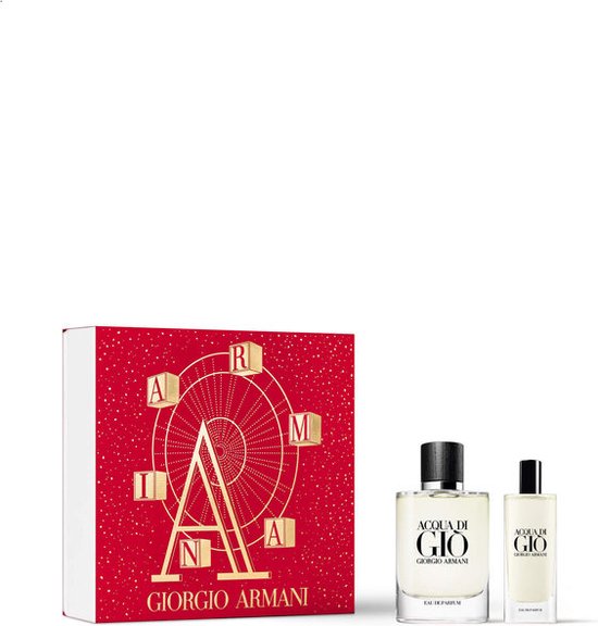 Armani Acqua di Giò Homme 75ml Eau de Parfum + 15ml Eeau de Parfum  Travelspray -... | bol