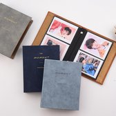 Polaroid Fotoalbum - 64 Fotos - Instax Mini Geschikt voor Fujifilm - Insteek Fotoboek - Mini Album - Lichtblauw