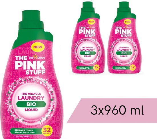 Stardrops The Pink Stuff Laundry Bio Gel 900ml