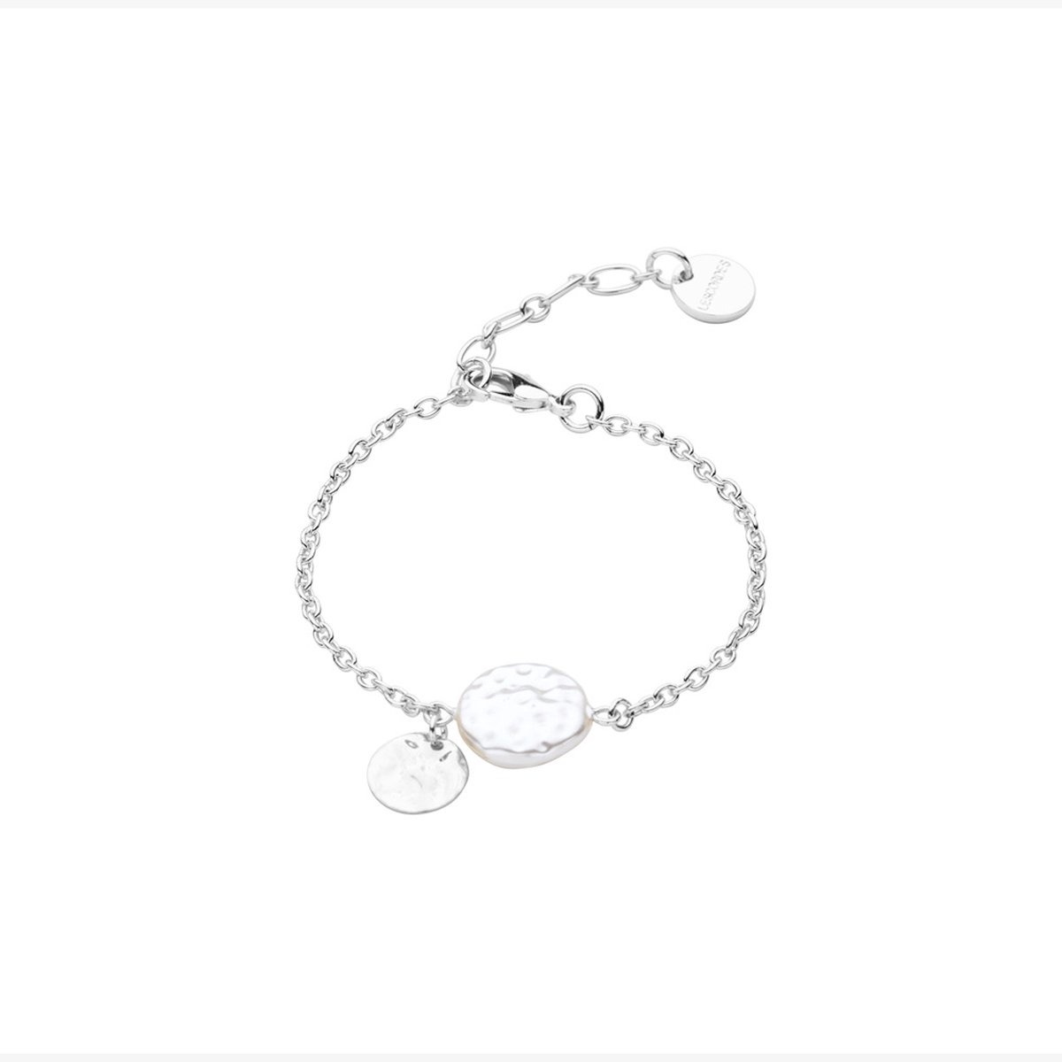Les Cordes - Armband - DOLIA (AB) - Kleur Zilver - Metaal - Sieraad Dames - Juwelen - Minimalistische armbanden