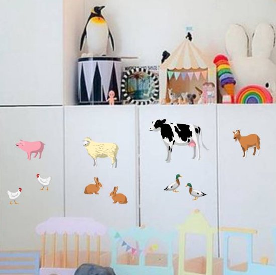 Grote boerderijdieren, 7 stk van Learning Resources
