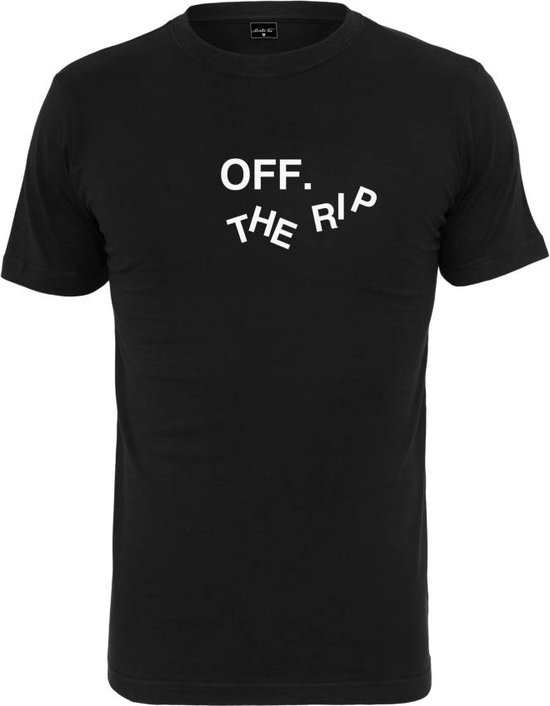 Mister Tee - Off The Rip Heren T-shirt - S - Zwart
