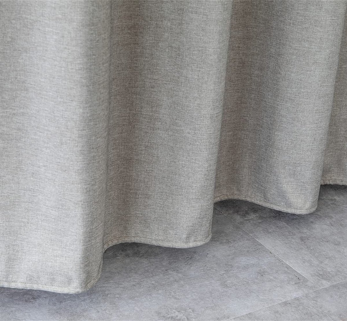 M&W DAS DESIGN Douchegordijn van zwaar textiel, linnenoptiek, zware kwaliteit,...