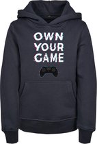 Mister Tee - Own Your Game Kinder hoodie/trui - Kids 146/152 - Donkerblauw