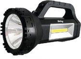 Lampe de poche LED - Sur batterie - Grand projecteur - 1000 lumens -