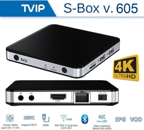 TVIP V.605 IPTV Set-Top Box - TVIP