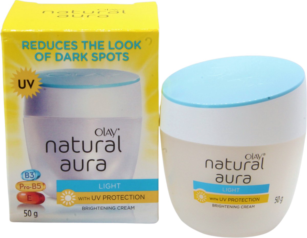 Olay Natural Aura Brightening Dagcrème met UV bescherming, 50 gram
