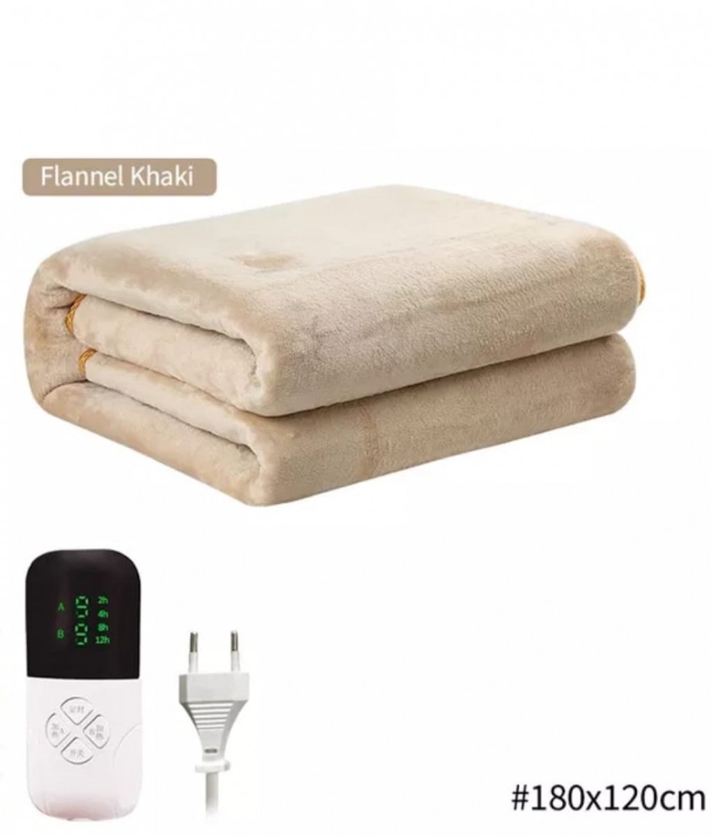 Elektrische Warmte Onderdeken 200x180 Beige