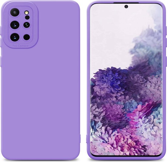 Coque lavande pour Samsung Galaxy S20 PLUS, avant et arrière.