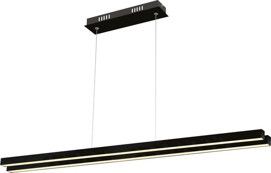 LED Hanglamp - Hangverlichting - Mater - 35W - Natuurlijk Wit 4000K - Zwart Aluminium