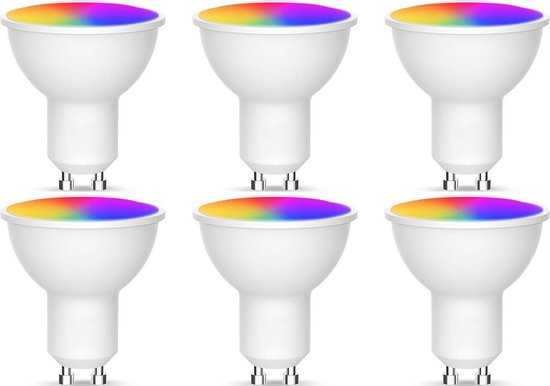 Lot De 6 Spots LED GU10 EVOLUTION 5.5W Dimmables - Blanc, Référence 43342, Neuf
