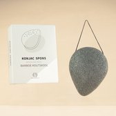 Konjac Spons Bamboe Houtskool | Gemaakt van duurzaam bamboe | 100% biologisch afbreekbare verpakking