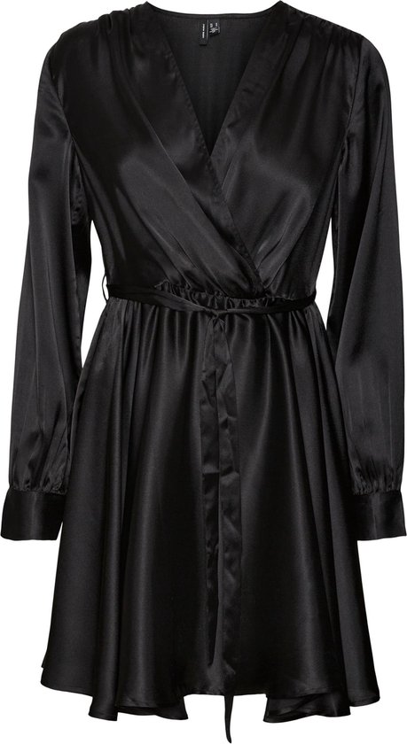 Only Onljeanette L/s Ancel Dress Wvn Vestido De Fiesta, Rojo
