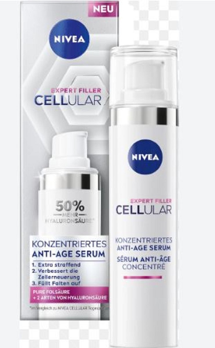 Goedkoopste Nivea CELLular Hyaluron Filler Verstevigende Serum