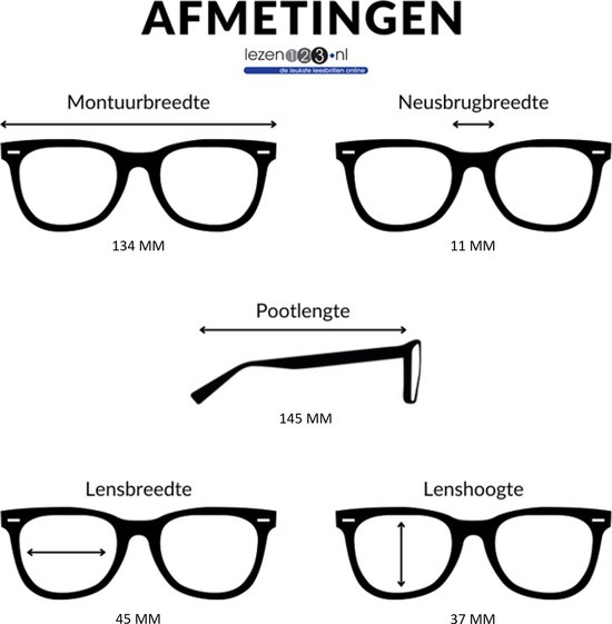 Noci Eyewear YCB361 Bob Leesbril +1.50 - Mat zwart - spring hinge