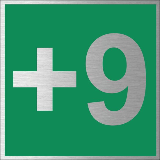 Panneau Floor 9, aluminium brossé 100 x 100 mm