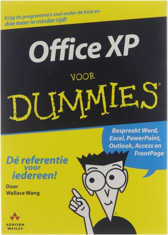 Cover van het boek 'Office XP voor Dummies' van Wallace Wang