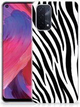 Trendy Telefoonhoesjes OPPO A74 5G | A54 5G Smartphone hoesje Zebra