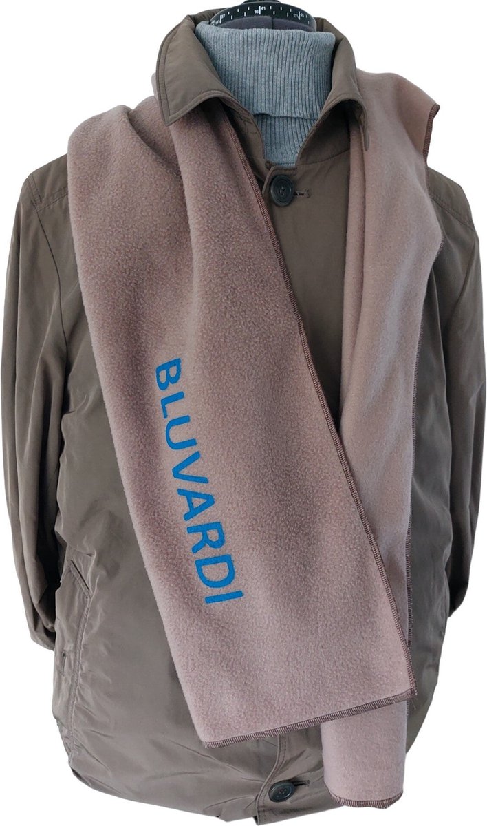 Bluvardi- Antipilling Fleece Sjaal -Light Bruin