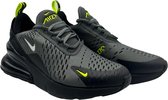 Nike Air Max 270 (GS) - Sneakers - Zwart/Grijs/Groen - Maat 37.5