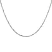 Juwelier Emo - Gourmet Ketting Zilver 925 - Gerhodineerd - 1.8 mm breed - 45 cm