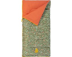 Abbey Camp Kinderslaapzak 2 seizoenen - Dekenmodel - Groen - 140x70cm - Warm & Comfortabel - Koppelbaar