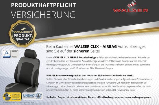 Walser Autostoelhoes Teddy - synthetisch bont - antraciet van Walser — afbeelding 3