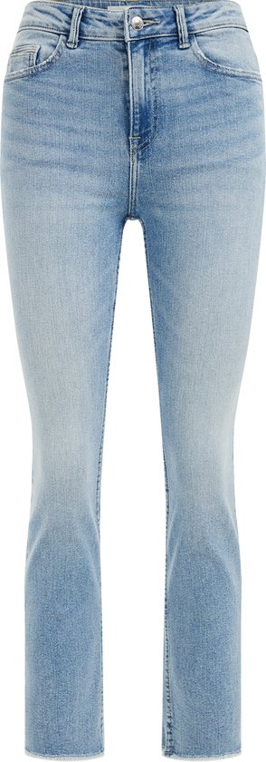 Selectiekader Iets Afwijzen WE Fashion Dames high rise cropped jeans met comfort stretch | bol.com