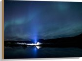 Hout - Noorderlicht - 80x60 cm - 9 mm dik - Foto op Hout (Met Ophangsysteem)
