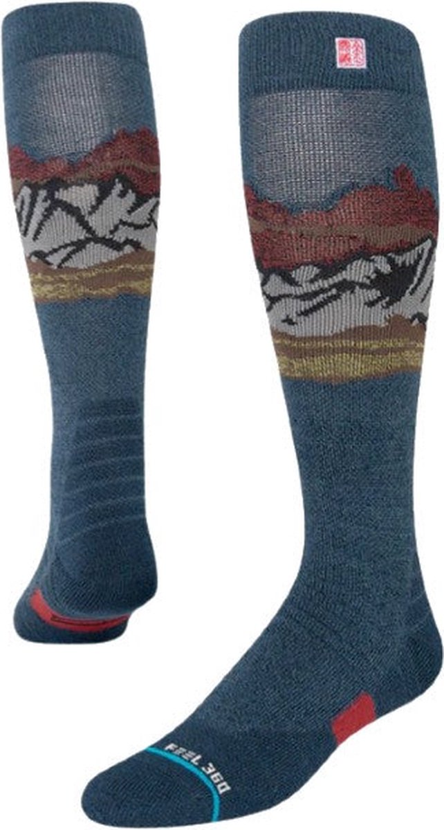 Stance Chin Valley Over The Calf Wintersport Sokken - Blue